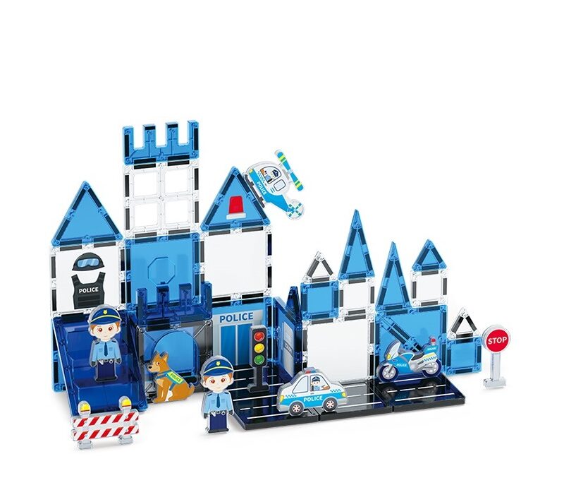 Magnetic Tiles Police (42 pcs)