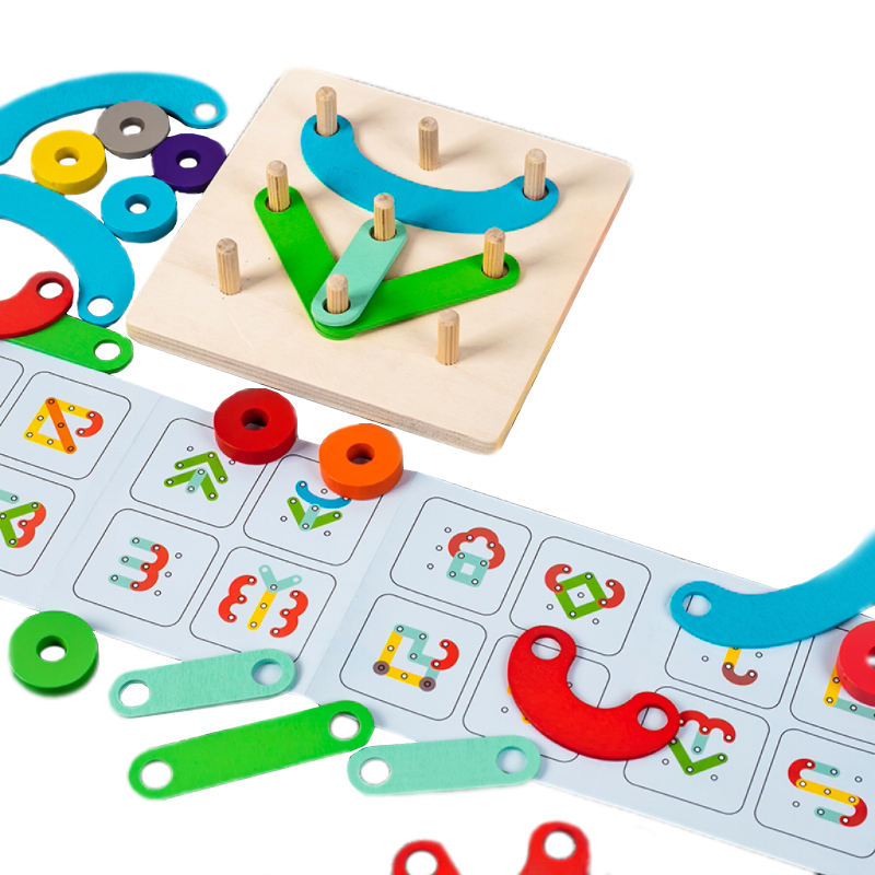 Wooden Logic & Assembly Board