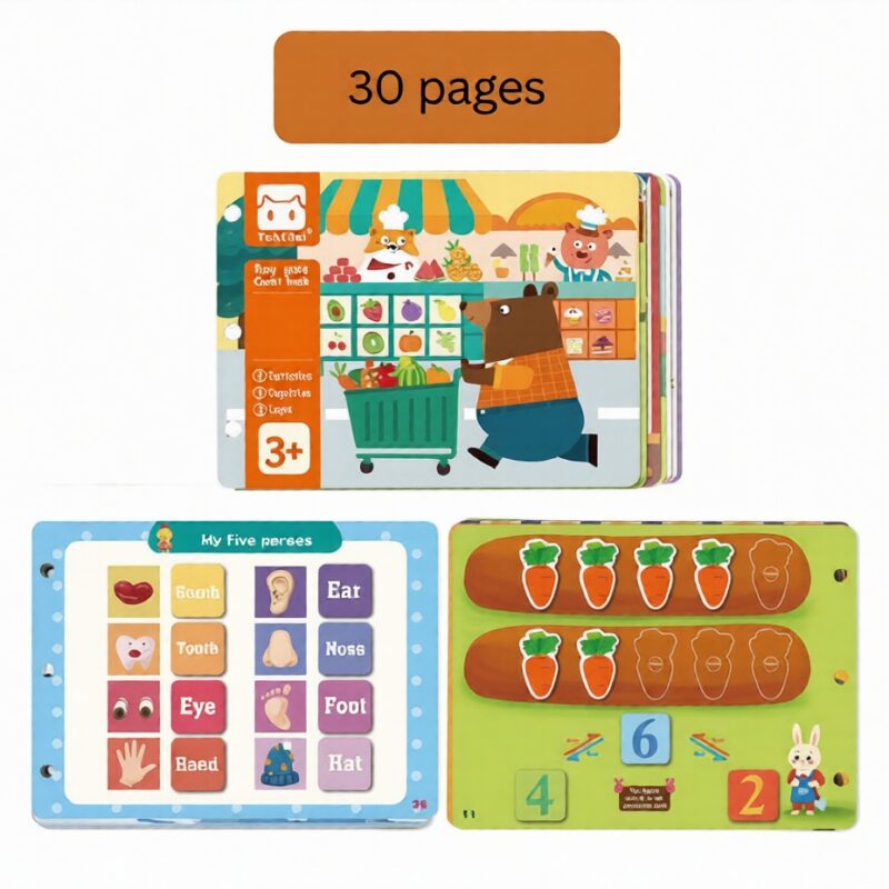 Busy Book - Early Learning Model (30 pages)