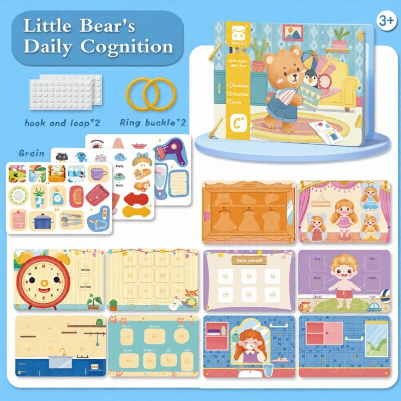 a398e987-bc3e-41f5-bb50-a137ce0f490a_0 Mini Busy Book - Little Bear (10 pages)