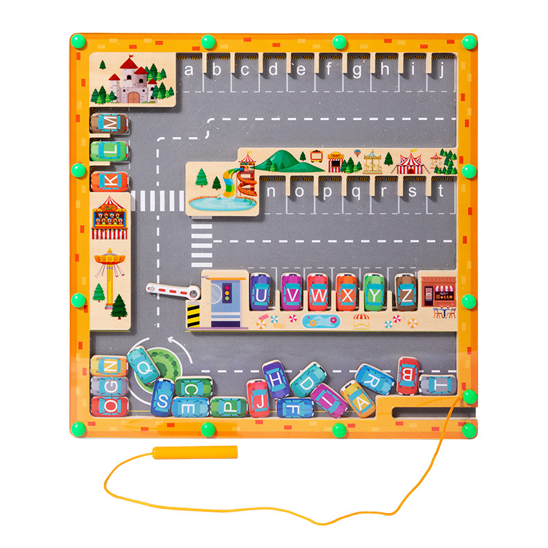 Magnetic Alphabet Maze Board