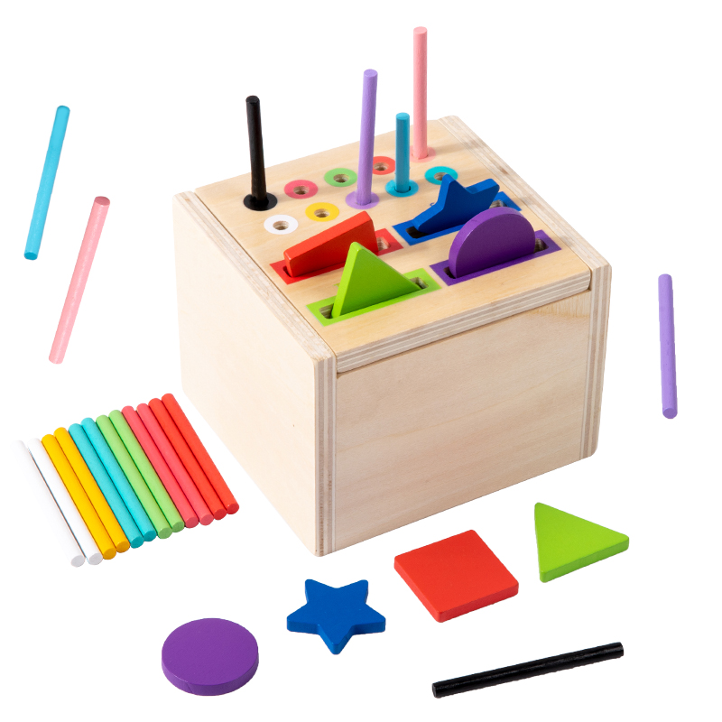 Wooden Shape Sorter Cube