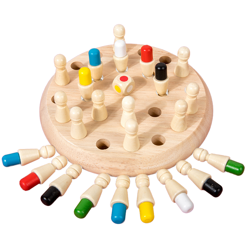 Wooden Memory Match Stick Game