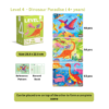 progressive Level 4 – Dinosaur Paradise final Progressive Wooden Puzzle (7 Levels - 13 Themes) (From 1+ till 7+ years)