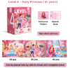 progressive level 4 fairy princesss final Progressive Wooden Puzzle (7 Levels - 13 Themes) (From 1+ till 7+ years)