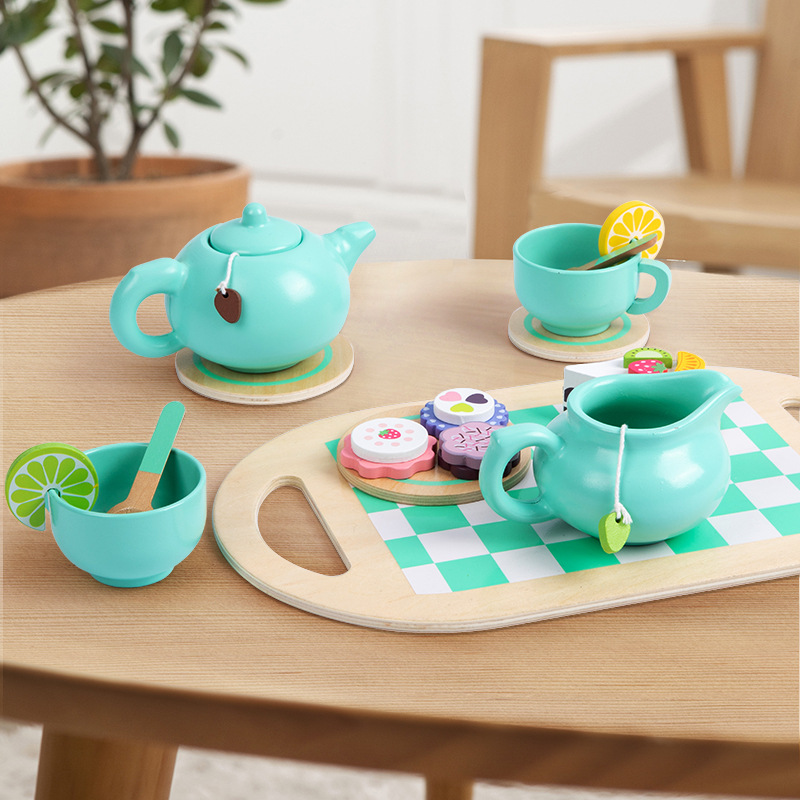 Lovely Wooden Tea Set
