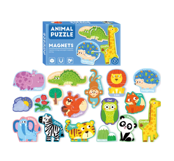 Magnetic Puzzle for Fridge & Whiteboard (6 Learning Themes)