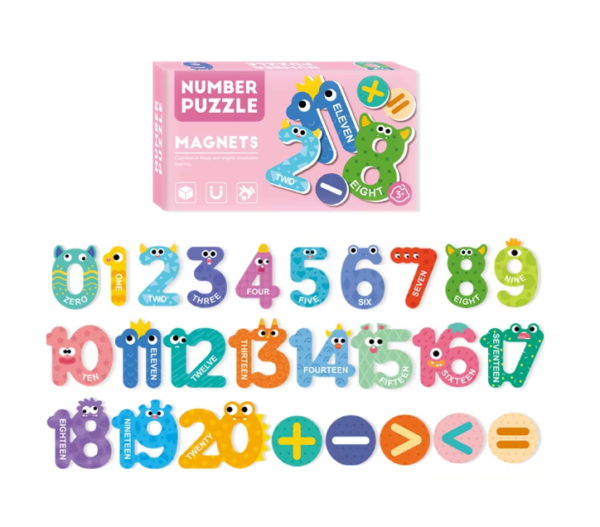 Magnetic Puzzle for Fridge & Whiteboard (6 Learning Themes)