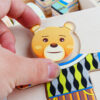 bear dress up 2 Wooden Bear Dress-Up Puzzle Set